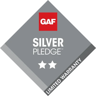 GAF Silver Pledge Warranty Logo